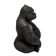 Polyresin 10" Gorilla, Black