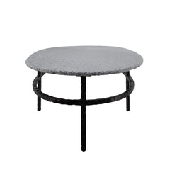 Marble 44" Oval Coffee Table, Gray