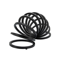 16" Metal Slinky Deco, Black