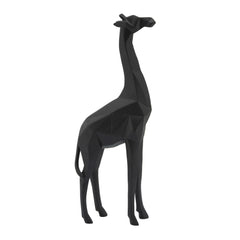 Resin 12"H Giraffe, Black