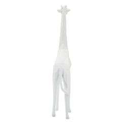 Resin 12"H Giraffe, White