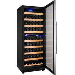 Allavino 24" Wide Vite II Tru-Vino 99 Bottle Dual Zone Stainless Steel Right Hinge Wine Refrigerator (YHWR99-2SR20)