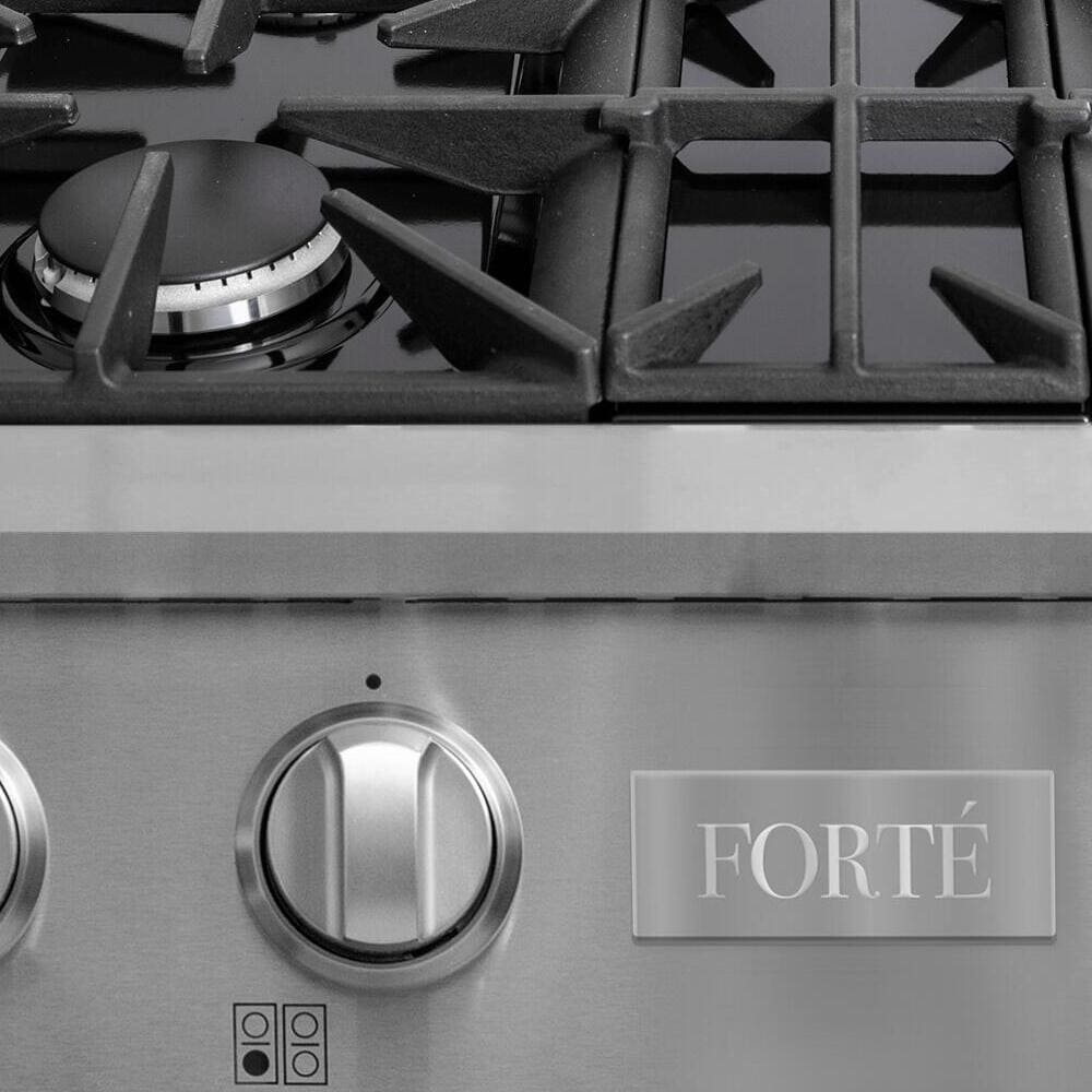 Forte 30 Inch Natural Gas Range top 4 Sealed Burners - FGRT304