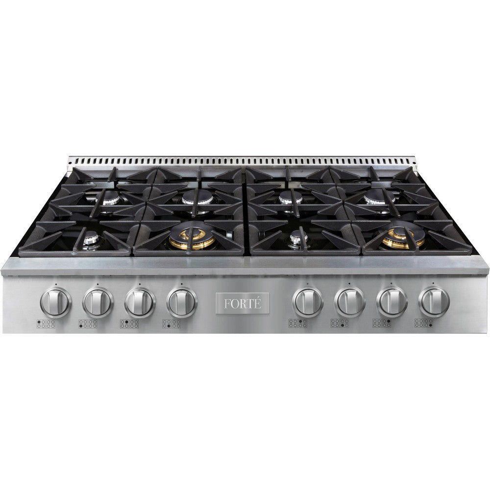 Forte 48" Rangetop with 8 Sealed Burners in Stainless Steel - FGRT488