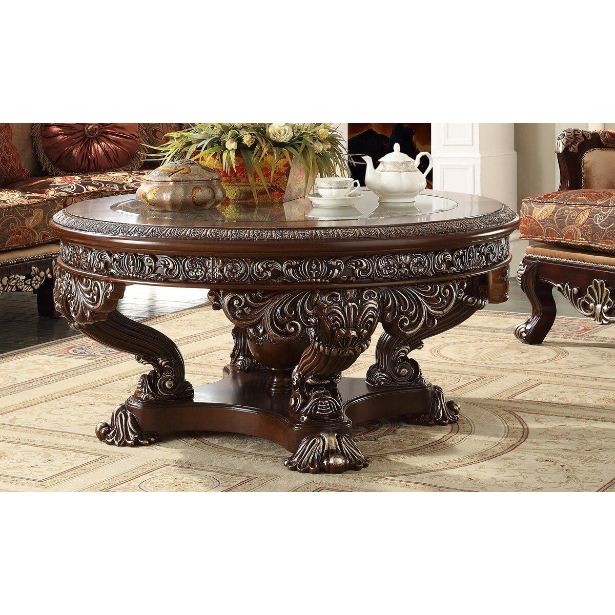 Homey Design Luxury Hd-8017 - Coffee Table-Iron Home Concepts