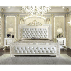 Homey Design Luxury Hd-8091 - Ek Bed-Iron Home Concepts
