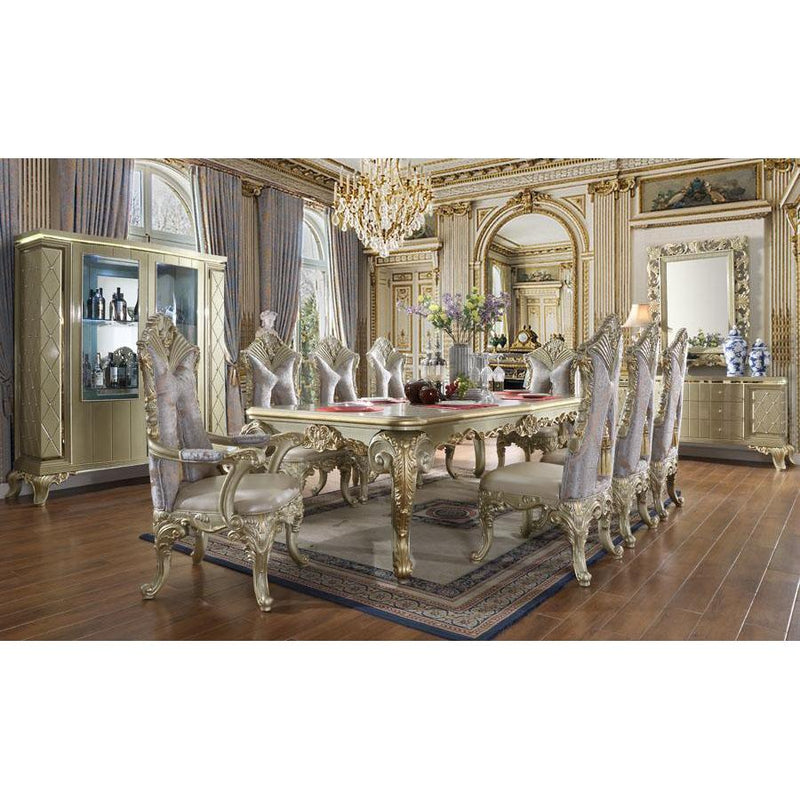 Homey Design Luxury Hd-8092 - 9Pc Dining Room Set-Iron Home Concepts