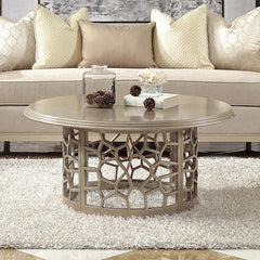 Homey Design Luxury Hd-8913Cham - 3Pc Coffee Table Set-Iron Home Concepts