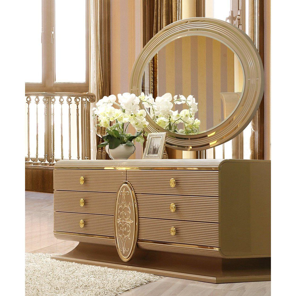 Homey Design Luxury Hd-922 - Dresser-Iron Home Concepts