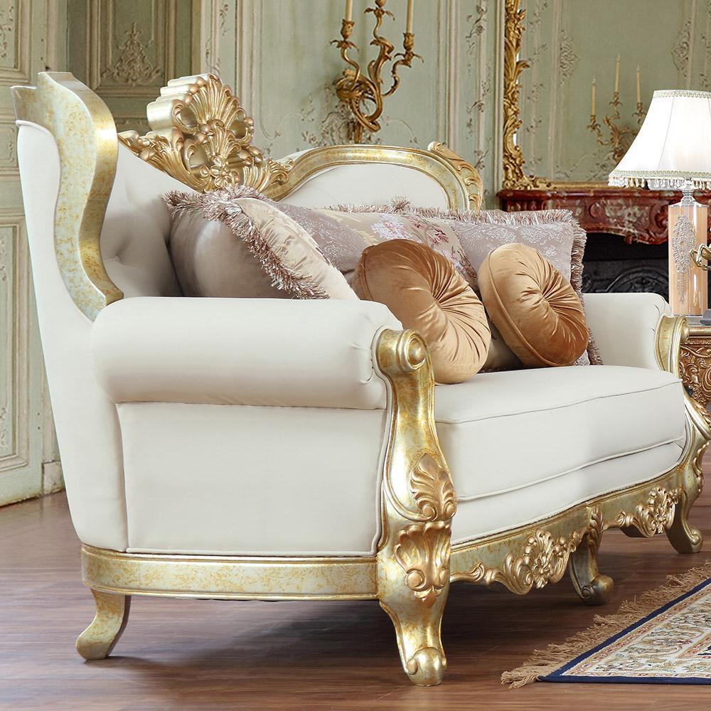 Homey Design Luxury Hd-93630 - 3Pc Sofa Set-Iron Home Concepts
