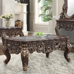 Homey Design Luxury Hd-998C - 3Pc Coffee Table Set-Iron Home Concepts