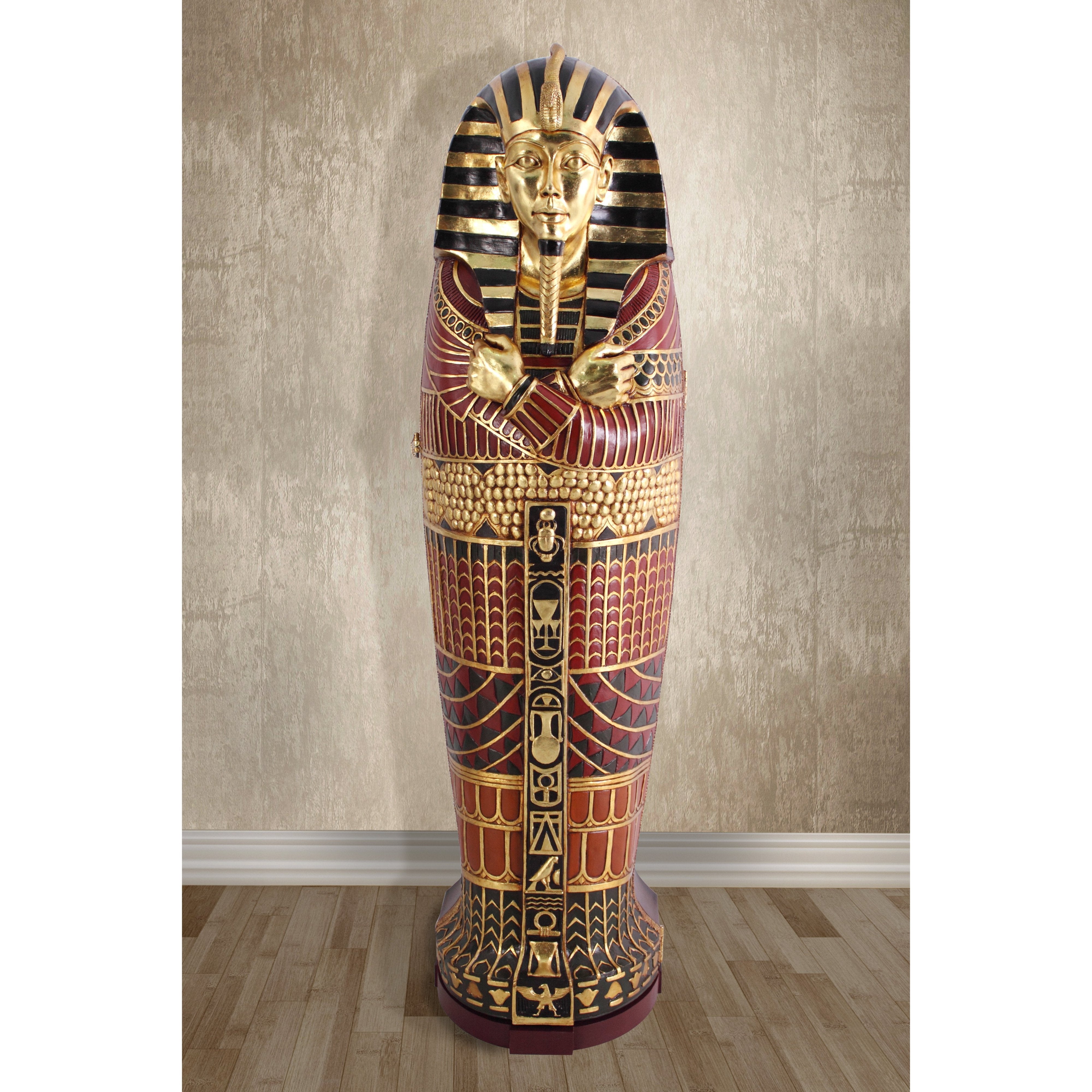 AFD Home Egyptian Sarcophagus Cabinet