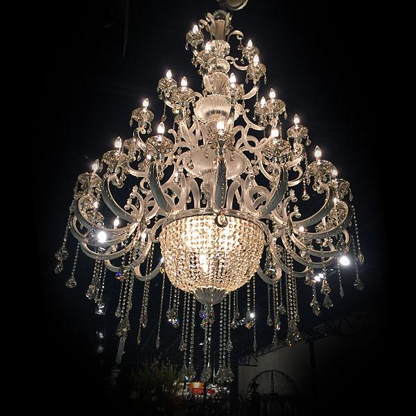 AFD Home Hollywood Brush 39 light Silver Chandelier