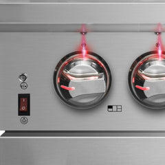 FORNO 30" Capriasca Professional Stainless Steel Free Standing Gas Range With 5 Burner Convection Oven FFSGS6260-30