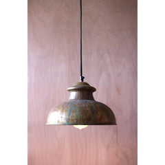 Kalalou Antique Rustic Pendant Light-Iron Home Concepts