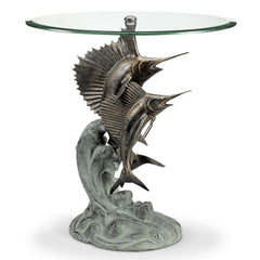 Marlin and Salifish End Table-Iron Home Concepts