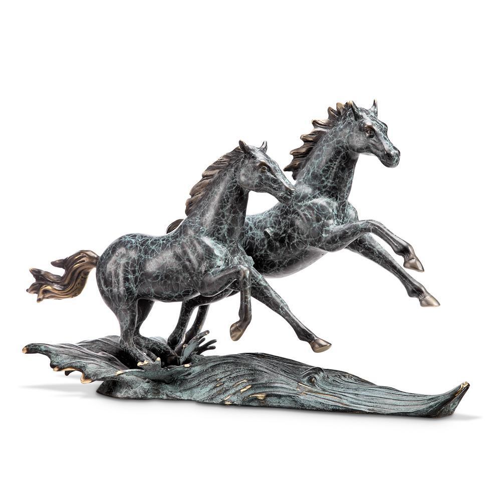 SPI Home Range Runners Horse Pair-Iron Home Concepts