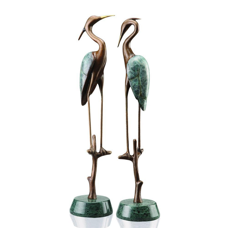 SPI Home Wetlands Heron Pair-Iron Home Concepts