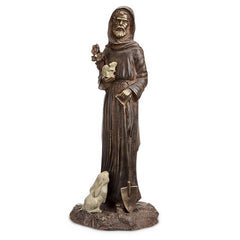 St Fiacre and Friends Garden Statue-Iron Home Concepts